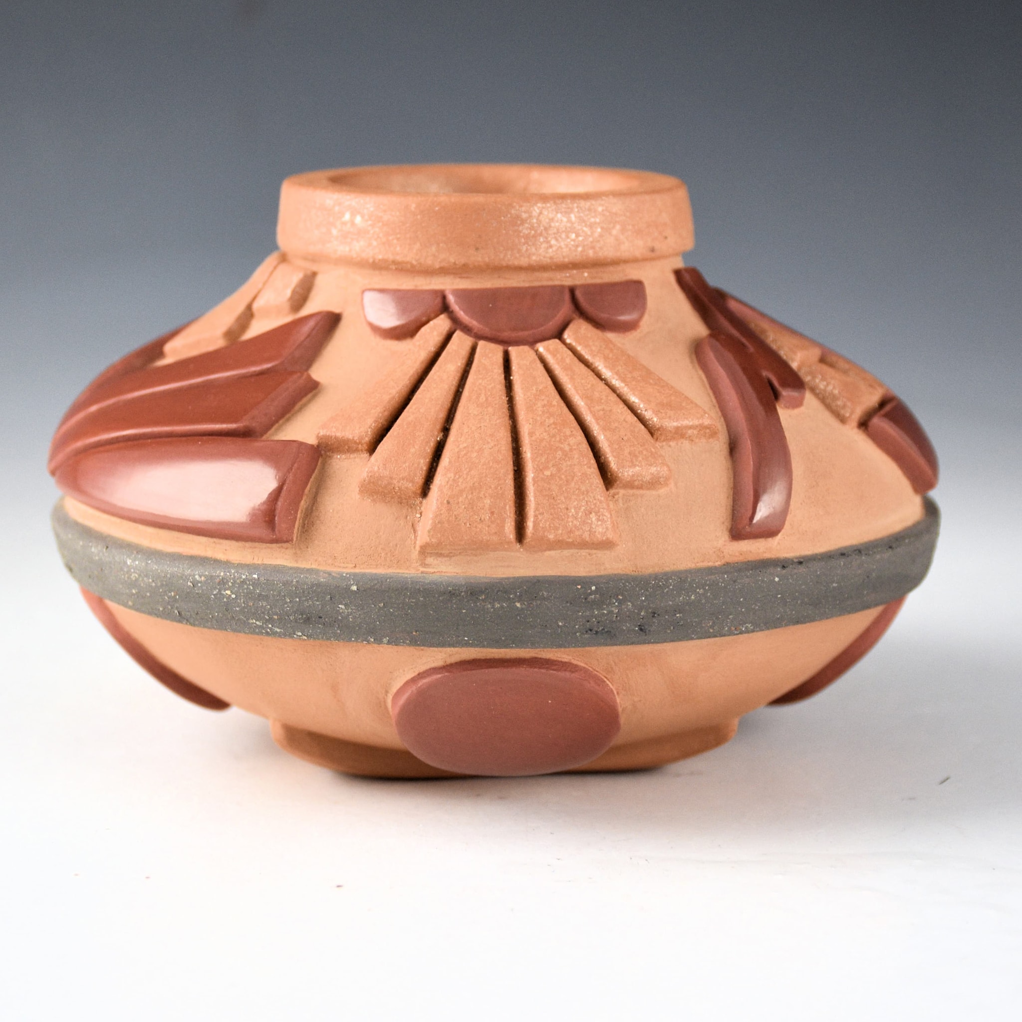 Joseph Youngblood Lugo, Carved Jar, Craft in America