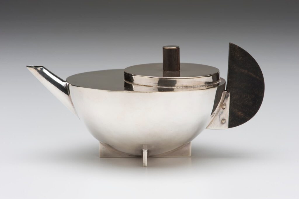 Marianne Brandt, Tea Infuser, Courtesy of the Kamm Teapot Collection, Craft in America