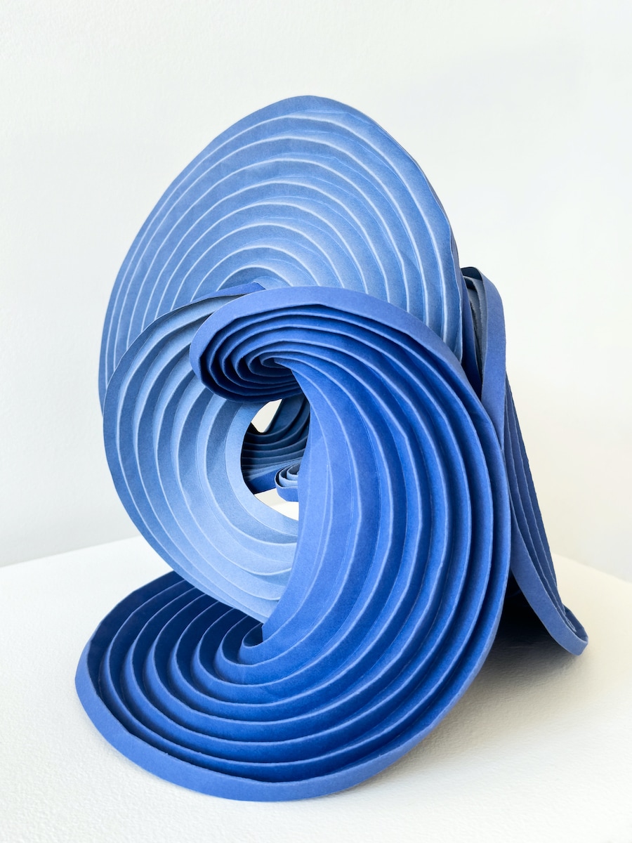 Folded paper geometry sculpture, Craft in America, Erik and Martin Demaine